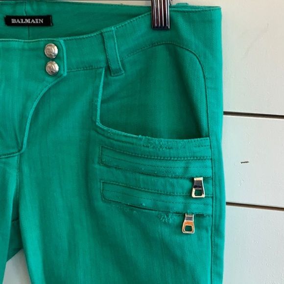 BALMAIN low rise biker jeans - Picture 5 of 13